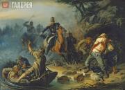 Худяков Василий. Стычка с финляндскими контрабандистами. 1853 