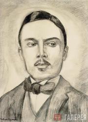 Кузнецов Павел. Портрет Н.Н.Сапунова. 1914–1915  