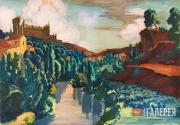А.П.ОСТРОУМОВА-ЛЕБЕДЕВА. Сеговия. Вид на Альказар. 1915 А.П.ОСТРОУМОВА-ЛЕБЕДЕВА. Сеговия. Вид на Альказар. 1915