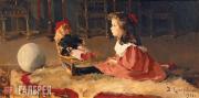В.И.КОМАРОВ. Портрет Вали Ходасевич. 1900 В.И.КОМАРОВ. Портрет Вали Ходасевич. 1900