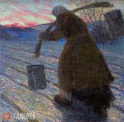 Грабарь Игорь. В гололедицу. 1908 Грабарь Игорь. В гололедицу. 1908