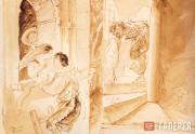 К.П.БРЮЛЛОВ. Любовное свидание. Найденное письмо. 1832 К.П.БРЮЛЛОВ. Любовное свидание. Найденное письмо. 1832