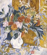 Н.С.Гончарова. Георгины. 1906 Н.С.Гончарова. Георгины. 1906