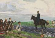 Пластов Аркадий Александрович. Встреча Л.Н. Толстого со слепцами. 1953–1954 Пластов Аркадий Александрович. Встреча Л.Н. Толстого со слепцами. 1953–1954