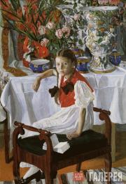 А.Я.ГОЛОВИН. Девочка и фарфор (Фрося). 1916 А.Я.ГОЛОВИН. Девочка и фарфор (Фрося). 1916