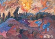 Горный пейзаж. 1917 Горный пейзаж. 1917