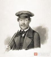 Крайль Карл.  С.А. Соболевский. 1844