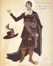 Головин Александр. Эскиз костюма Дона Гуана. 1917 Головин Александр. Эскиз костюма Дона Гуана. 1917