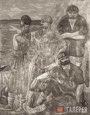 Рукавишников Митрофан. Отдыхающие грузчики. 1913–1920 Рукавишников Митрофан. Отдыхающие грузчики. 1913–1920
