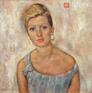 Ланг Евгения Александровна. Портрет С.А. Володиной. 1960-е Ланг Евгения Александровна. Портрет С.А. Володиной. 1960-е