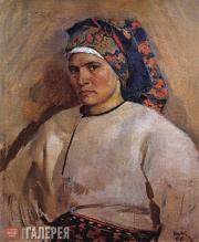Яблонская Татьяна Ниловна. Автопортрет в украинском костюме. 1946 Яблонская Татьяна Ниловна. Автопортрет в украинском костюме. 1946