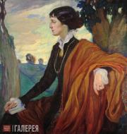 Делла-Вос-Кардовская Ольга. Портрет А.А. Ахматовой. 1914 Делла-Вос-Кардовская Ольга. Портрет А.А. Ахматовой. 1914