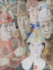 Актеры на площади. 1969 Актеры на площади. 1969