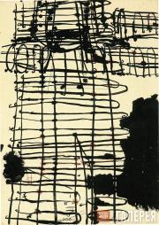 Танака Ацуко. Рисунок электрического платья. 1956 Танака Ацуко. Рисунок электрического платья. 1956