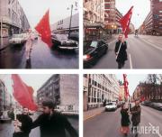 Феликс Гмелин. Цветовой тест, красный флаг II. 2002 Феликс Гмелин. Цветовой тест, красный флаг II. 2002