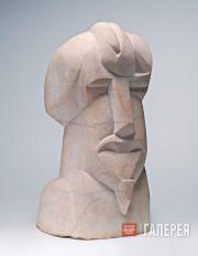 Анри ГОДЬЕ-БЖЕСКА. Иератическая голова Эзры Паунда. 1915 Анри ГОДЬЕ-БЖЕСКА. Иератическая голова Эзры Паунда. 1915