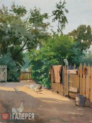 Деревенский дворик. 1959 Деревенский дворик. 1959