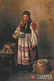 В.Е.МАКОВСКИЙ. Девушка с ягодами. 1873