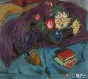 Куприн Александр. Цветы на фоне фиолетовой драпировки. 1910 Куприн Александр. Цветы на фоне фиолетовой драпировки. 1910