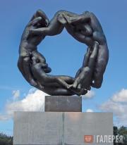 Вигеланн Густав. Колесо жизни. 1934 Вигеланн Густав. Колесо жизни. 1934