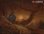 Фридрих Каспар Давид. Двое, созерцающие луну. 1819–1820 Фридрих Каспар Давид. Двое, созерцающие луну. 1819–1820