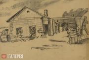 Герасимов Сергей. В деревне. 1926