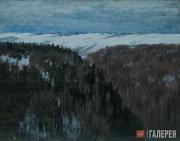 Пурвитис Вильгельм. Зимний пейзаж (Снег в горах). 1899 Пурвитис Вильгельм. Зимний пейзаж (Снег в горах). 1899
