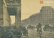 Павлов Иван. Площадь Маяковского. 1943 Павлов Иван. Площадь Маяковского. 1943