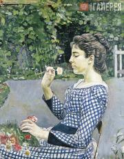 Ходлер Фердинанд. Портрет Хелены Вайль. 1888 Ходлер Фердинанд. Портрет Хелены Вайль. 1888