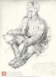 Molchanov Konstantin. Major Timofei Kokovin. After Battle. 1944