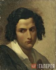 Штернберг Василий. Голова молодого итальянца. Первая половина 1840-х  