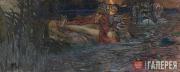 Врубель Михаил. Прощание Царя Морского с царевной Волховой. 1898 Врубель Михаил. Прощание Царя Морского с царевной Волховой. 1898