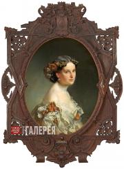 Макаров Иван. Портрет неизвестной. 1860 