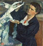 Портрет В.И. Мухиной. 1940 Портрет В.И. Мухиной. 1940
