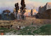 Поленов Василий. Константинополь (Стамбул). Эски-Сарайский сад. 1882 Поленов Василий. Константинополь (Стамбул). Эски-Сарайский сад. 1882