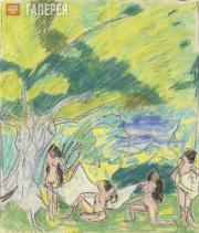 Лентулов Аристарх. Купальщицы. 1910-е Лентулов Аристарх. Купальщицы. 1910-е