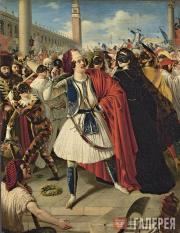 Скотти Михаил Иванович. На карнавале в Венеции. 1839 Скотти Михаил Иванович. На карнавале в Венеции. 1839