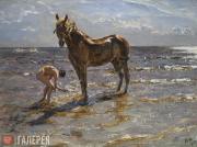 Серов Валентин. Купание лошади. 1905 Серов Валентин. Купание лошади. 1905