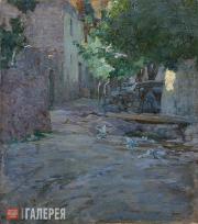 Татевосян Егише. Дворик с голубями (Дворик в Бюракане). 1898 Татевосян Егише. Дворик с голубями (Дворик в Бюракане). 1898