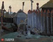 Рерих Николай Константинович. Языческое капище. Середина 1900-х Рерих Николай Константинович. Языческое капище. Середина 1900-х