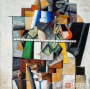 Malevich Kazimir. Portrait of M.V. Matyushin. 1913 Malevich Kazimir. Portrait of M.V. Matyushin. 1913