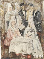 Гончарова Наталия. Завтрак. Испания. 1925–1926 Гончарова Наталия. Завтрак. Испания. 1925–1926