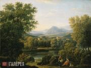 Вид в Тиволи близ Рима. 1782 Вид в Тиволи близ Рима. 1782
