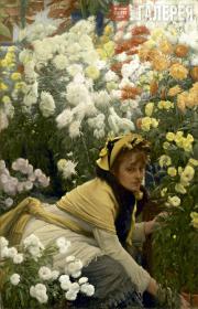 Тиссо Джеймс. Хризантемы. Около 1874–1876 Тиссо Джеймс. Хризантемы. Около 1874–1876