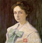 Кандинский Василий. Портрет Габриэлы Мюнтер. 1905 