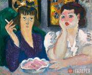 Маврина Татьяна. Портрет А.Ф. Софроновой с дочерью. 1938