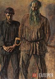 Korin Pavel. Father and Son (Sergei and Stepan Churakov). 1931 Korin Pavel. Father and Son (Sergei and Stepan Churakov). 1931