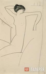 Modigliani Amedeo. Anna Akhmatova, Sitting. 1911