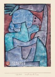 Пауль КЛЕЕ. Женщина, выкрикивающая проклятия. 1939 Пауль КЛЕЕ. Женщина, выкрикивающая проклятия. 1939
