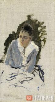 Коровин Константин. Портрет М.В. Якунчиковой. 1888 Коровин Константин. Портрет М.В. Якунчиковой. 1888